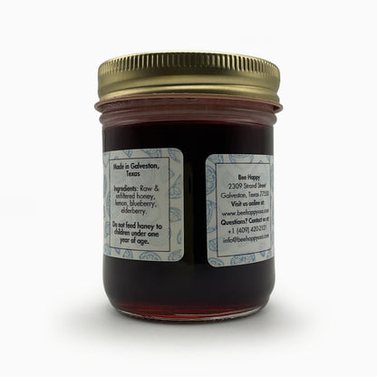 Elderberry Blueberry Lemonade Honey